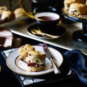 Mini cherry scones 