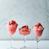 Strawberry frosé
