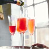 Pink grapefruit fizz