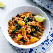 Chicken and mango curry