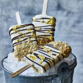 Millionaire's shortbread lollies