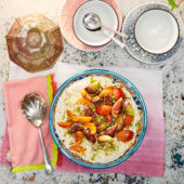 Fragrant rice pudding