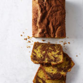 Cinnamon marble loaf cake