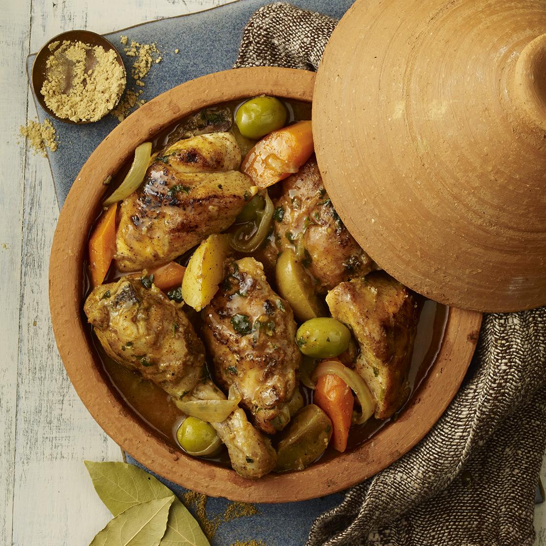Tagine with Fish and Preserved Lemon
