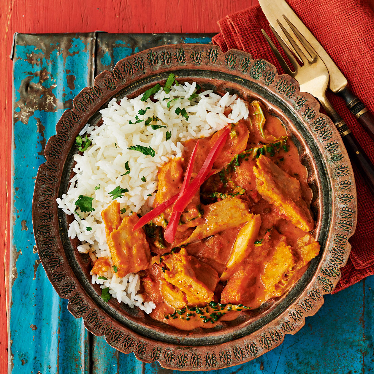 Sponsored Thai red curry from The Vegetarian Butcher