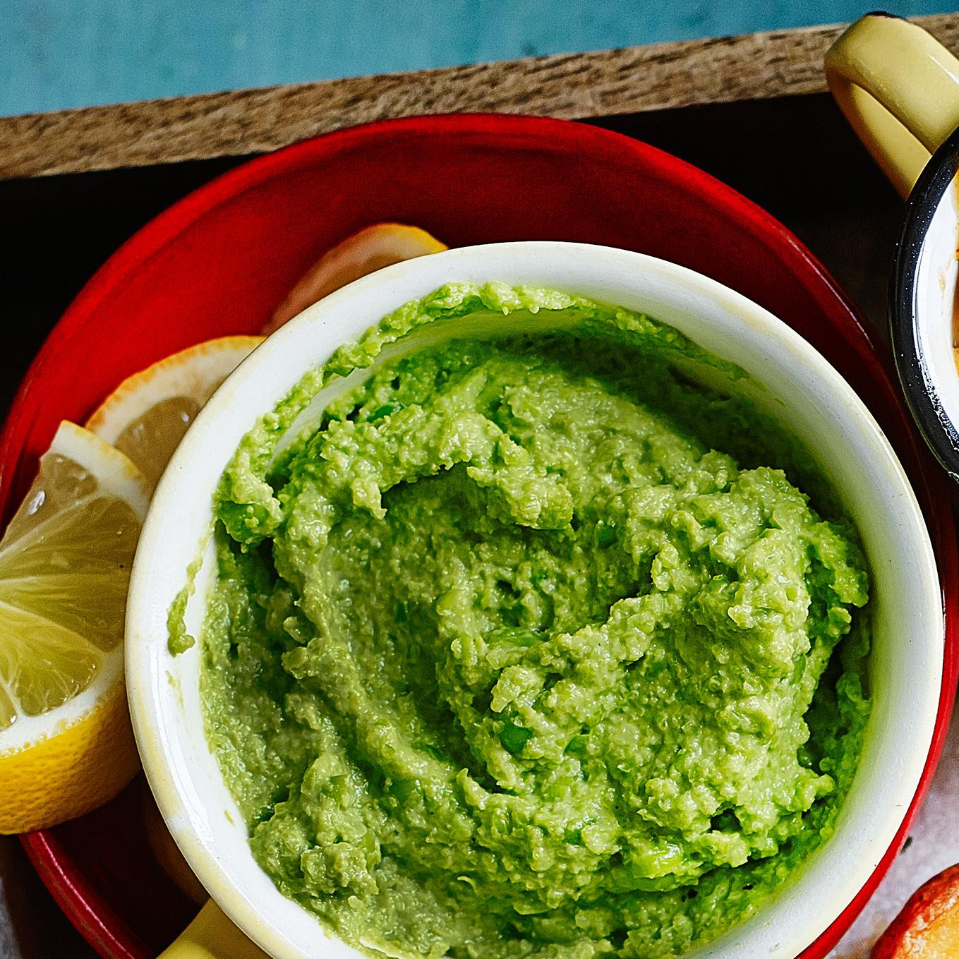 Minty mushy peas Minty mushy peas