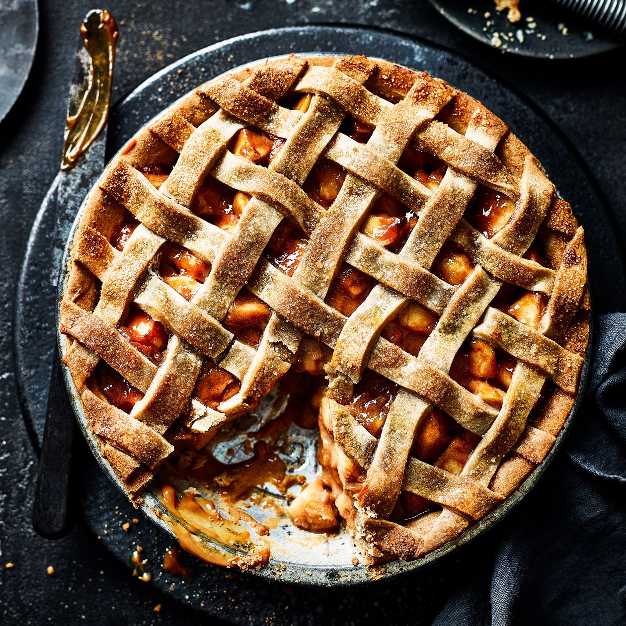 Toffee Apple Pie Recipe Sainsbury S Magazine