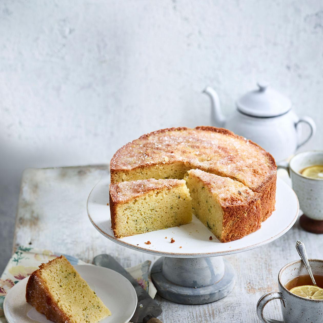 Elderflower And Courgette Cake Recipe Sainsbury S Magazine