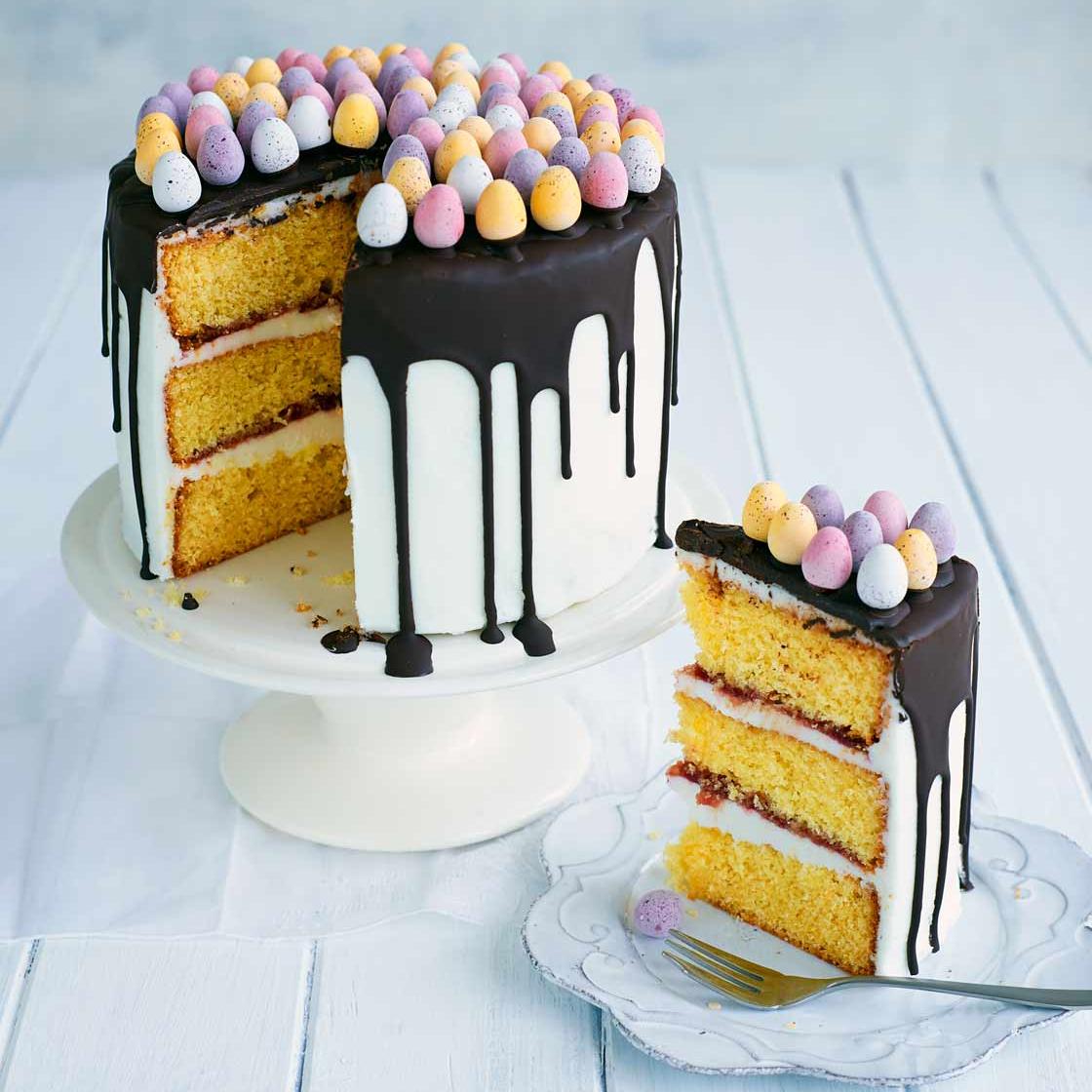 Easter Egg Cake - Preppy Kitchen