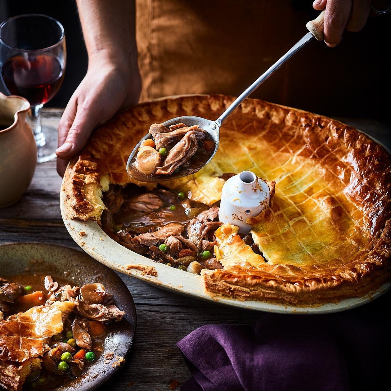 Duck And Red Wine Pie Recipe Sainsbury S Magazine Duck And Red Wine Pie Recipe Sainsbury S Magazine