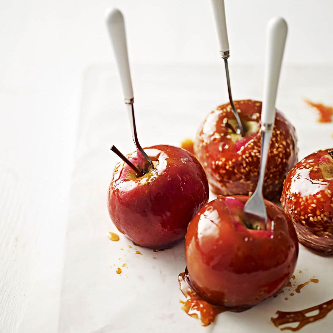 Toffee apples Toffee apples