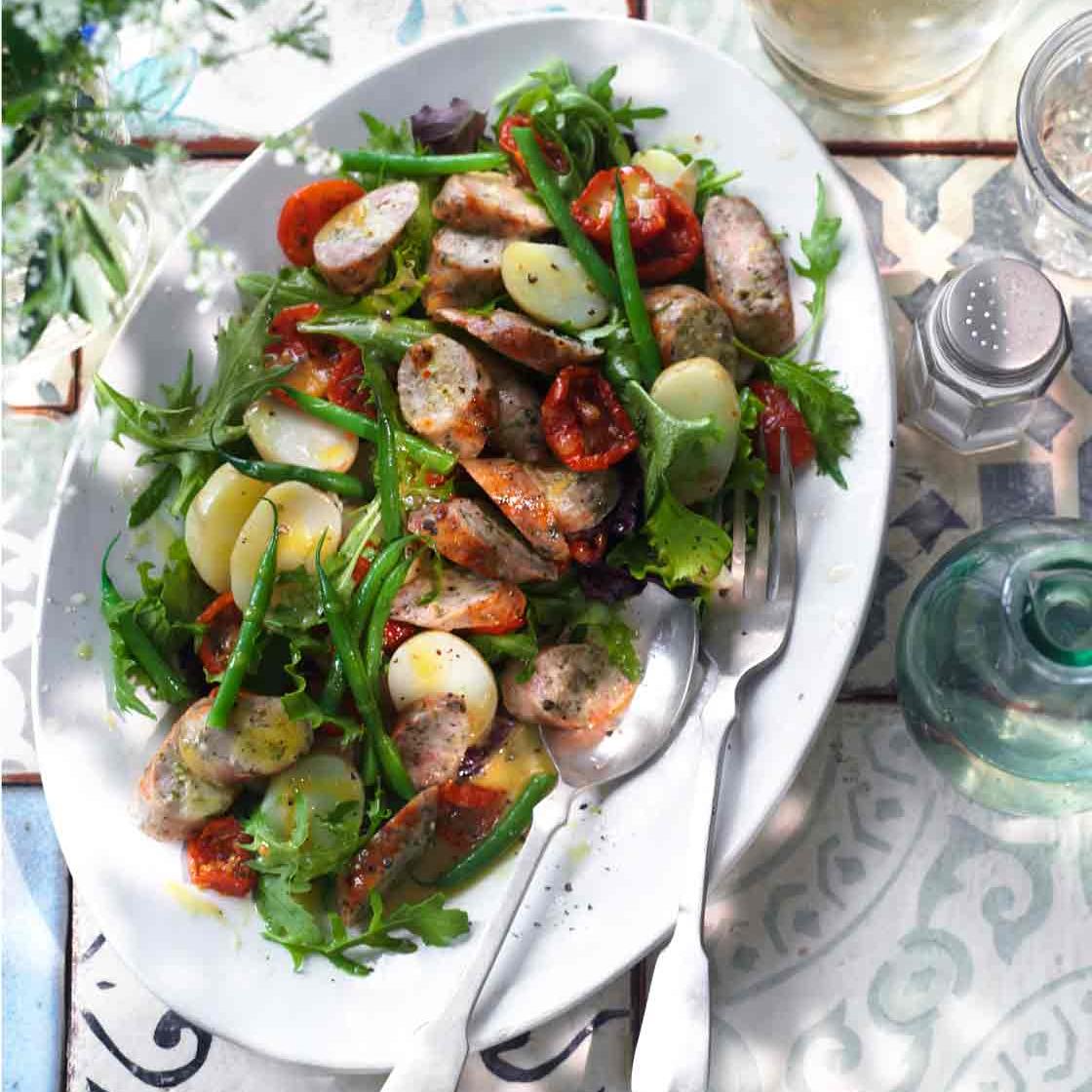 Sausage Nicoise Salad Sainsbury S Magazine