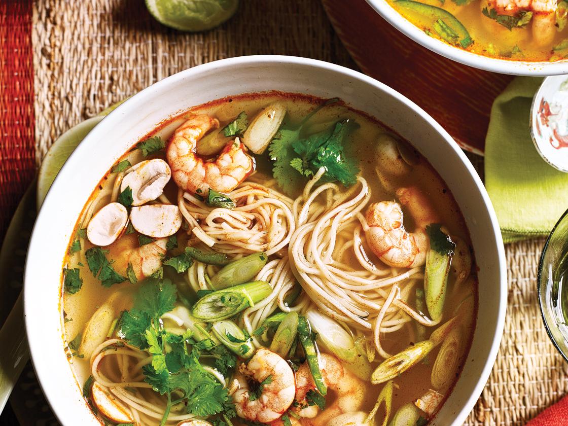 Tom Yum Prawn Noodle Soup Sainsbury S Magazine