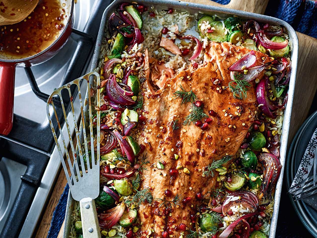 Christmas salmon recipe sale