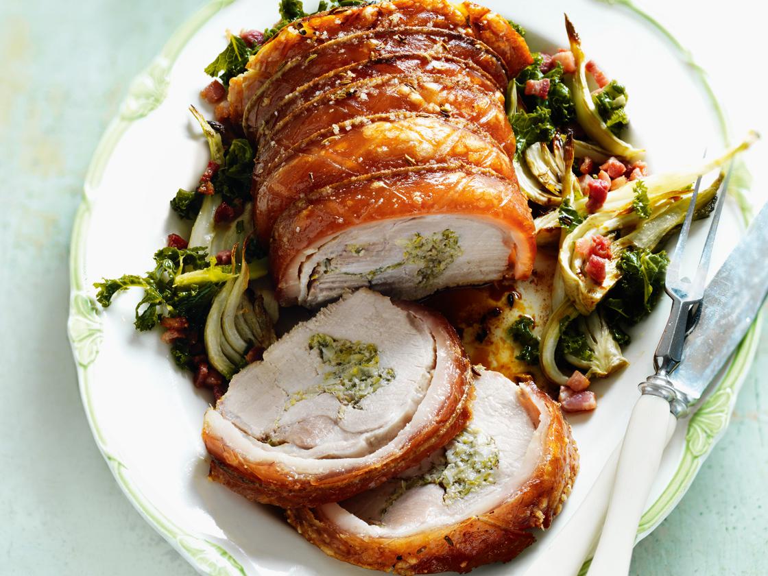Italian Stuffed Roast Pork Sainsbury S Magazine