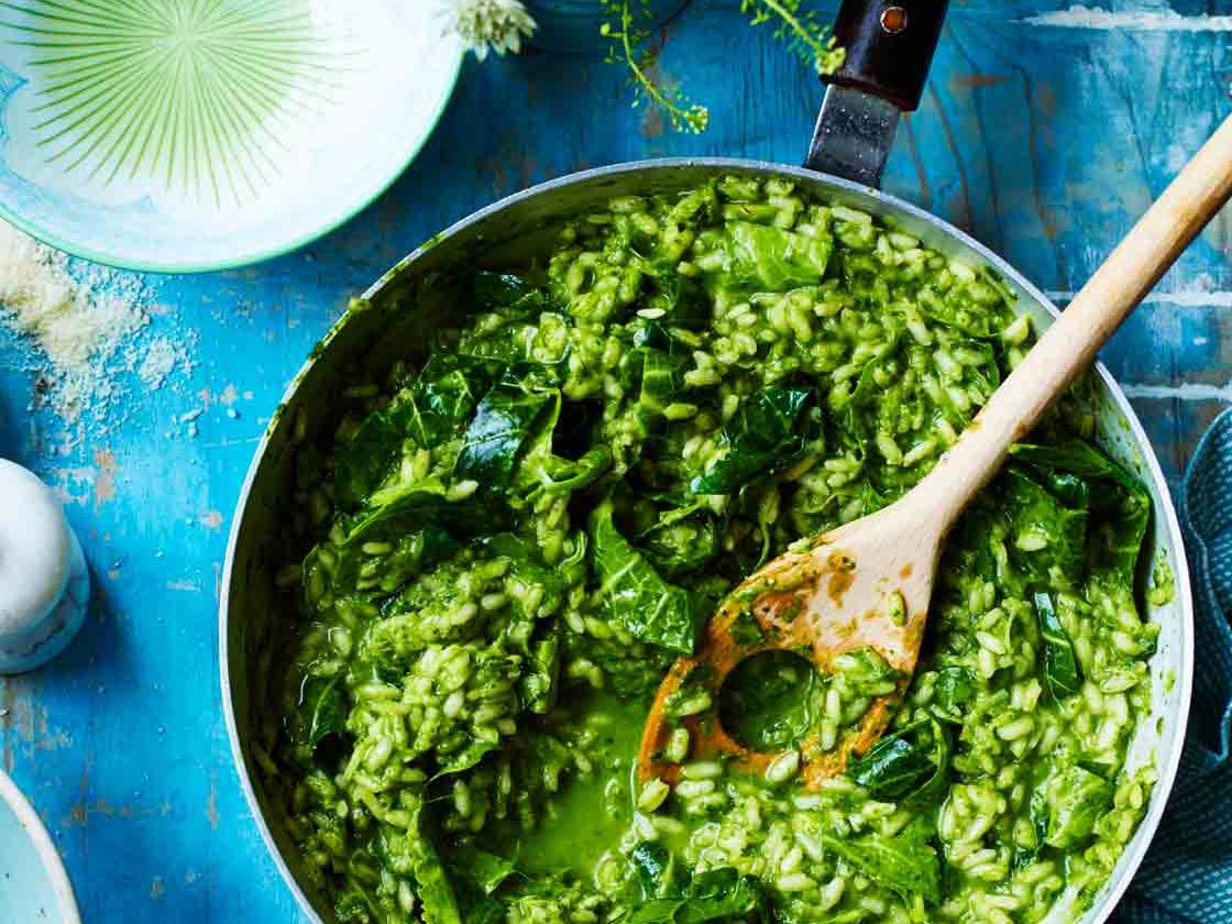 Green Veg Risotto Recipe Sainsbury S Magazine