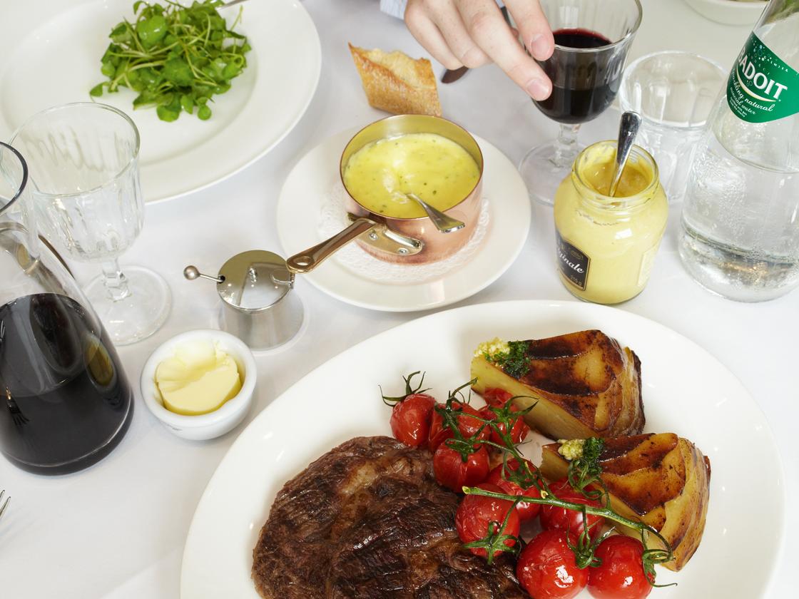 Ribeye Steak With Bearnaise Sauce Pommes Anna Sainsbury S Magazine
