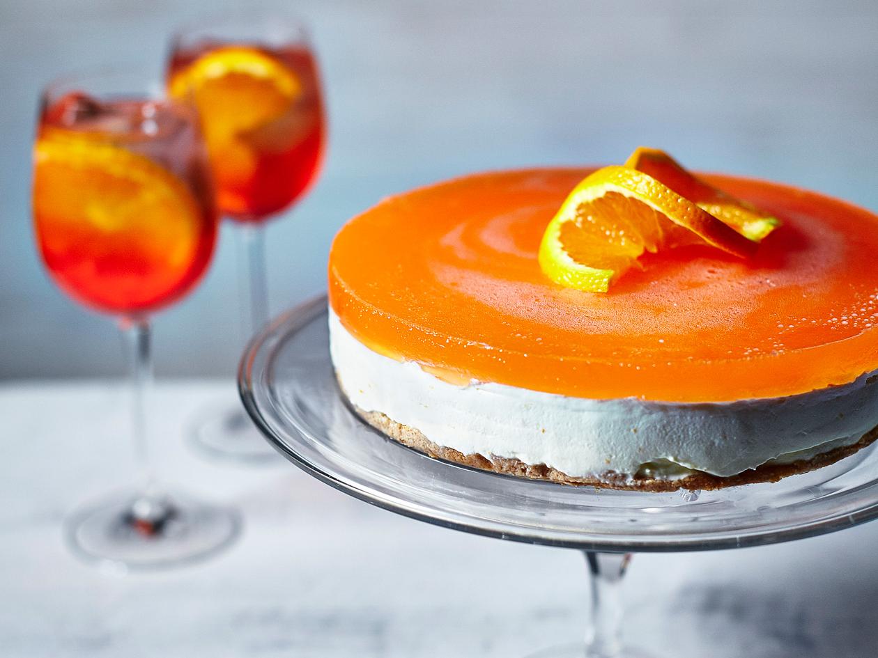 Aperol Spritz Cheesecake Recipe Sainsbury S Magazine