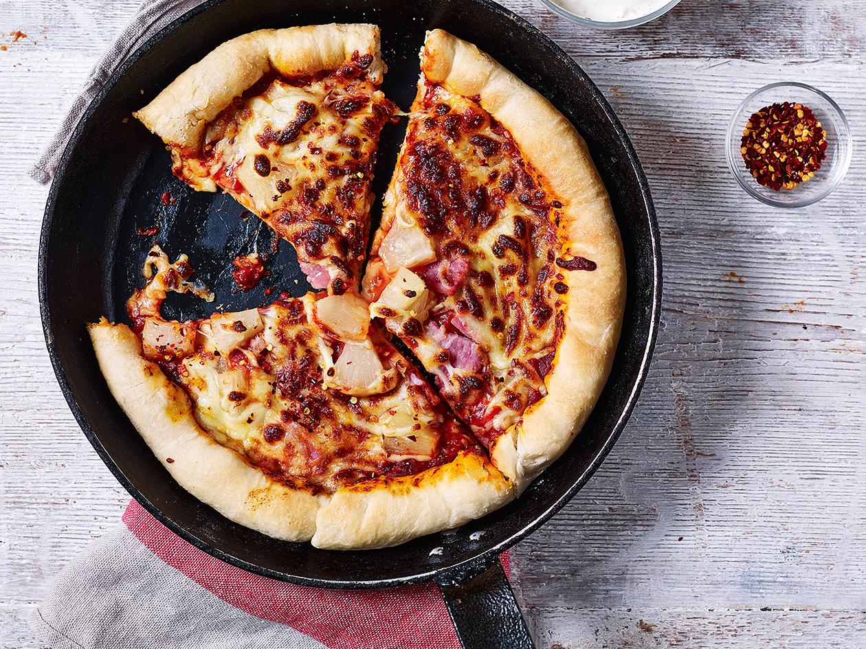 Frying Pan Pizza Recipe