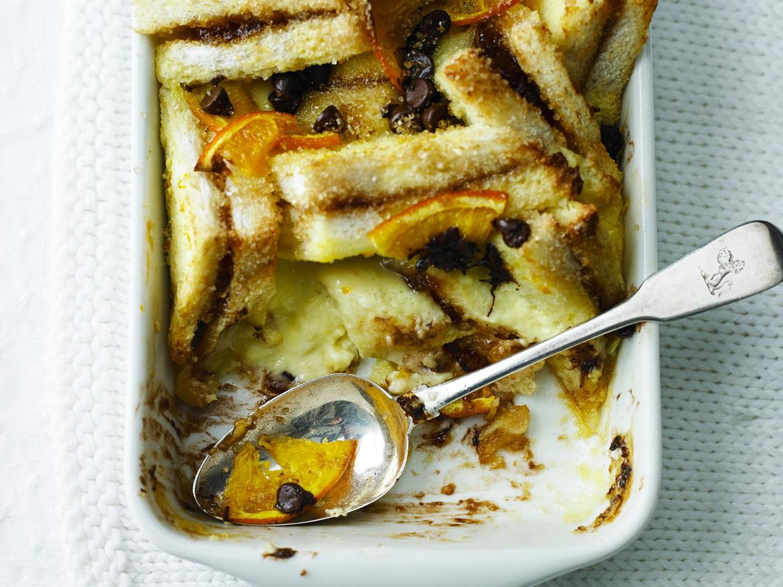 Orange Choc Chip Bread And Butter Pudding Sainsbury S Magazine