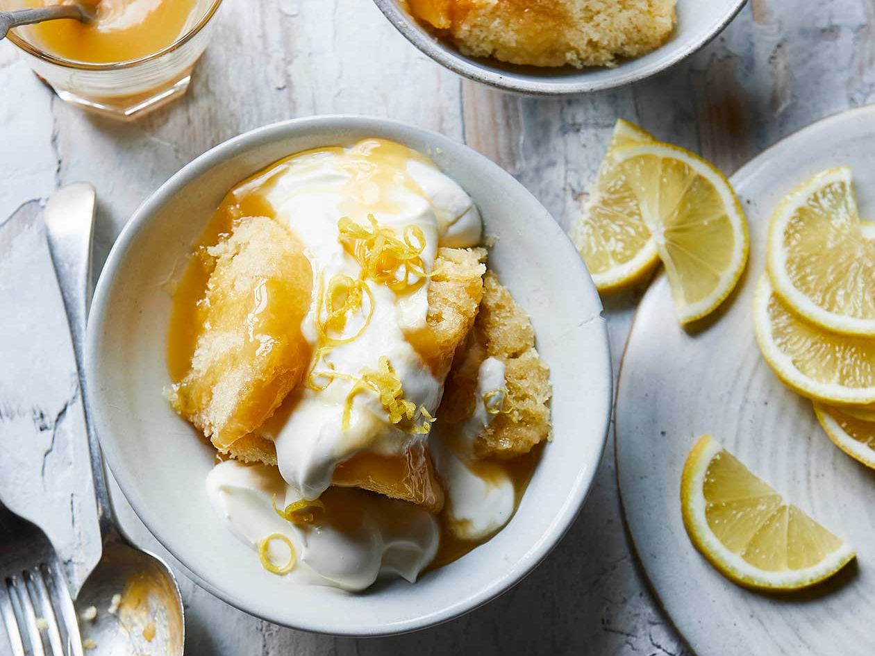 Microwave Lemon Pudding Recipe Sainsbury S Magazine