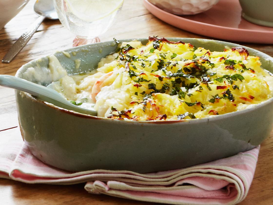 Fish Pie With Parsley Rosti Topping Sainsbury S Magazine