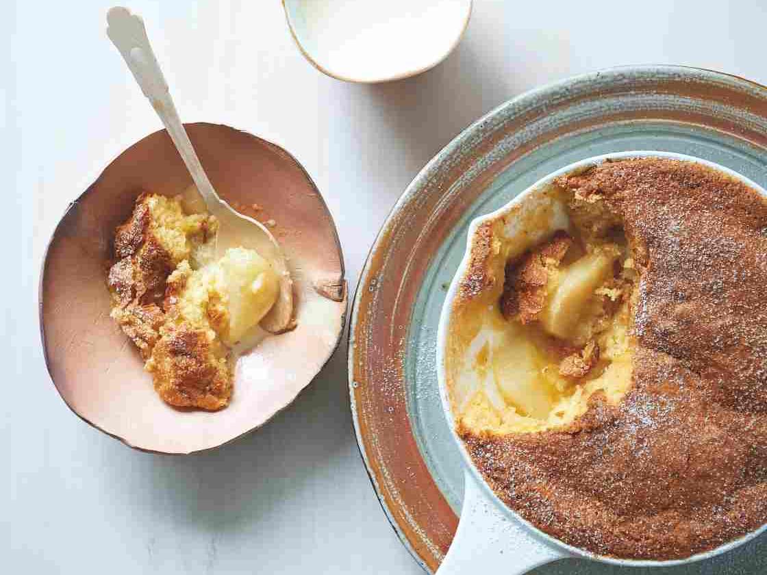 Bill Granger S Ginger Pear Upside Down Pudding Sainsbury S Magazine