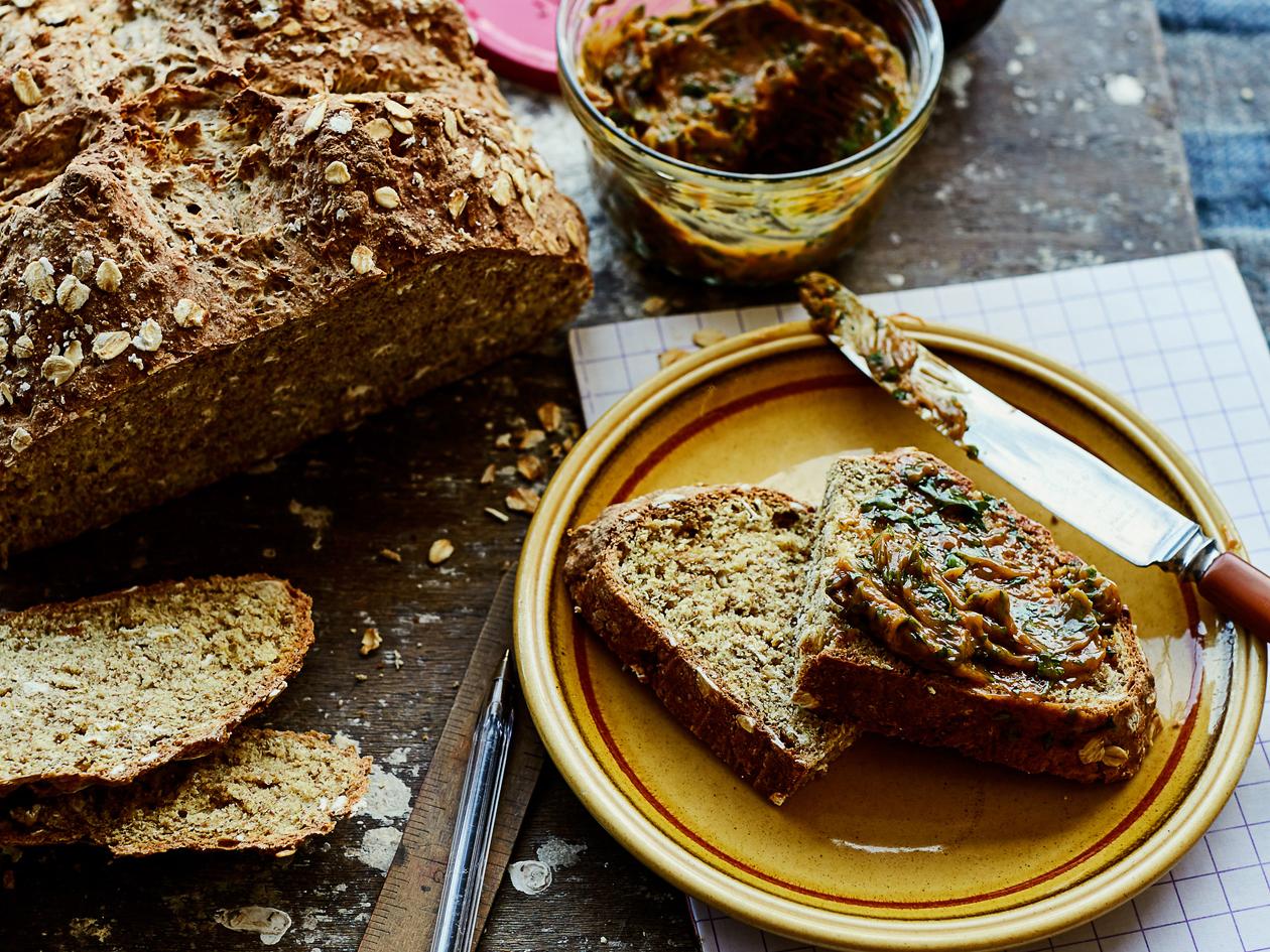 Simple Soda Bread With Whipped Marmite Butter Recipe Sainsbury S Magazine
