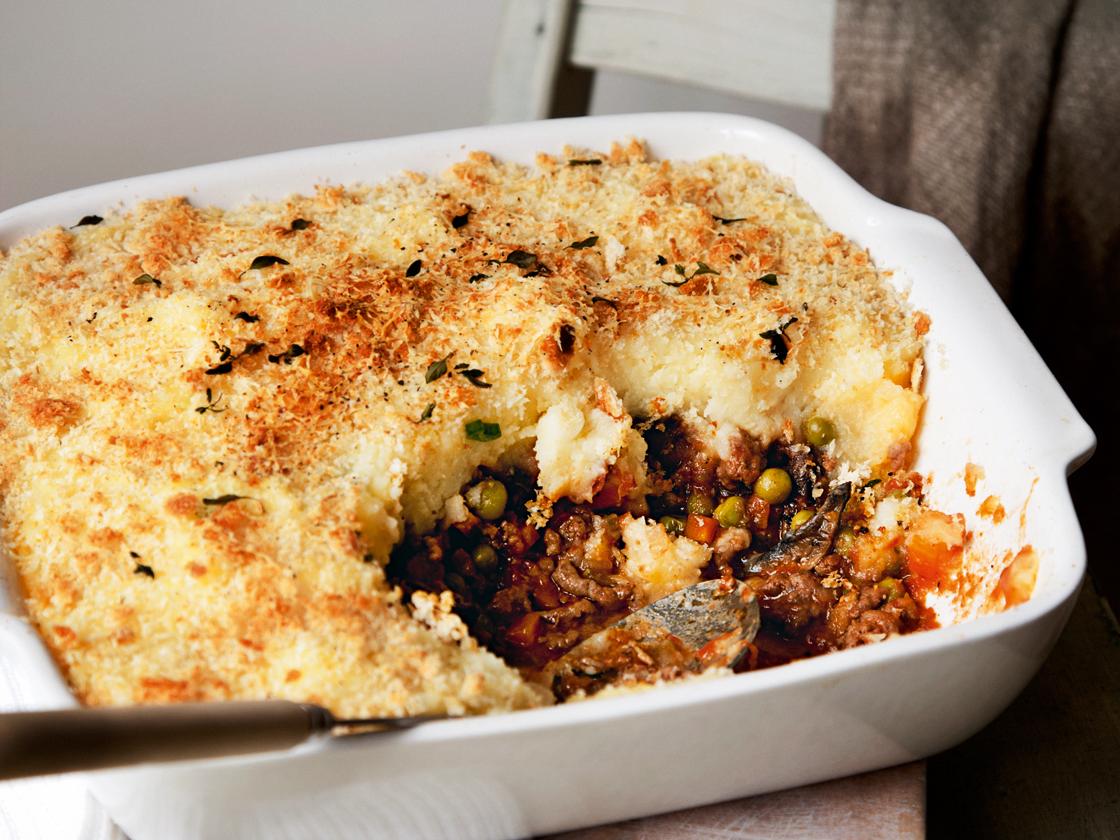 Cottage Pie With Cheesy Onion Mash Sainsbury S Magazine