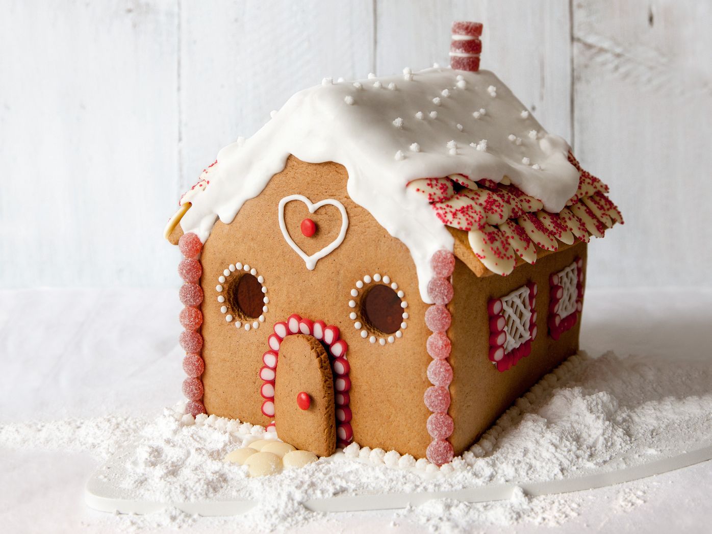 Gingerbread house templates | Sainsbury`s Magazine gingerbread-house-templates-sainsbury-s-magazine