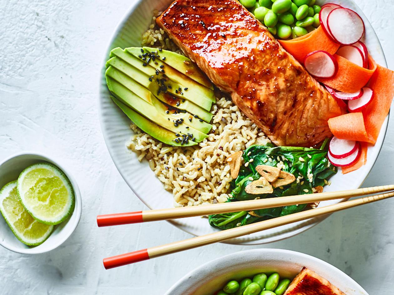 Salmon shop buddha bowl