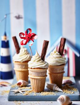 'Mr Whippy' cupcakes