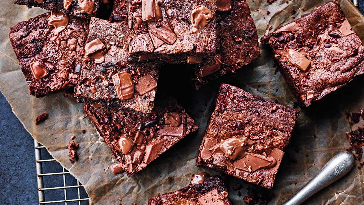 image of Ultimate Gooey Chocolate Brownies recipe by Sainsbury’s Magazine
