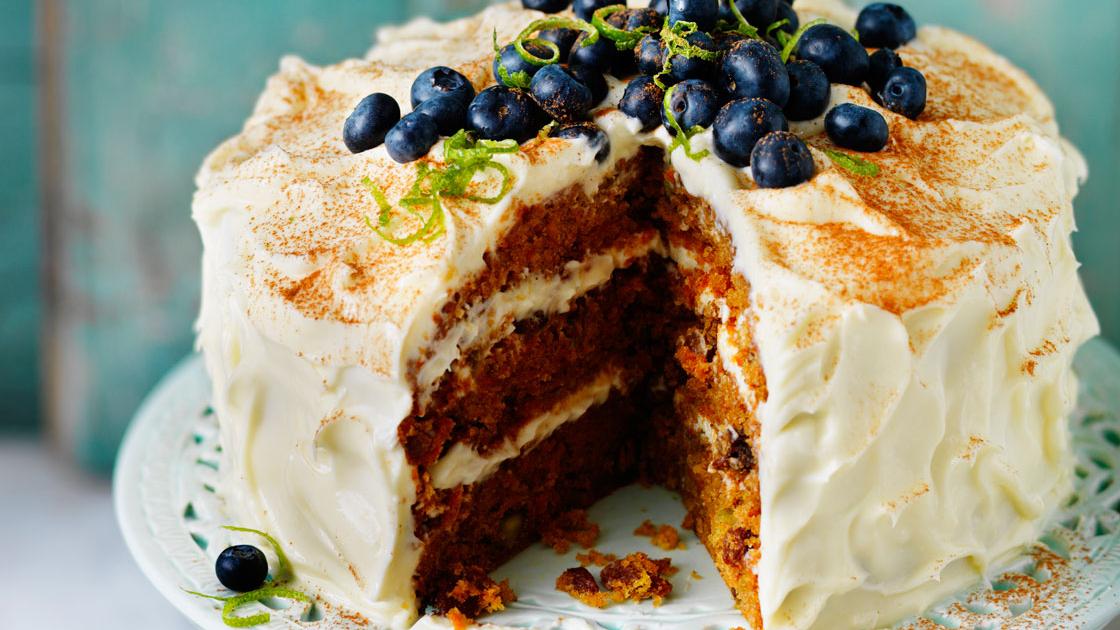image of Carrot and Pistachio Cake recipe by Sainsbury’s Magazine