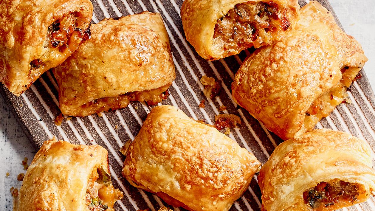 image of Tex-Mex Sausage Rolls recipe by Sainsbury’s Magazine