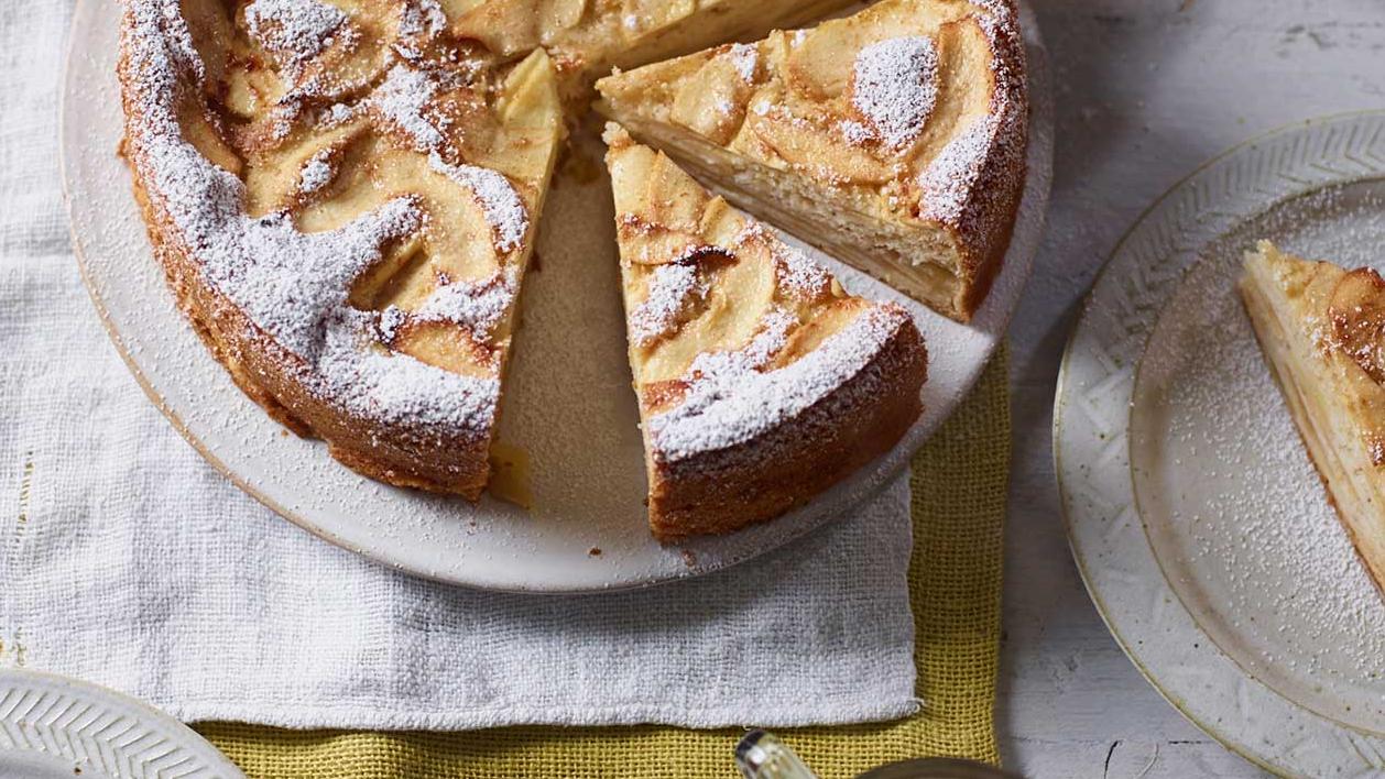 image of Apple Cloud Cake recipe by Sainsbury’s Magazine