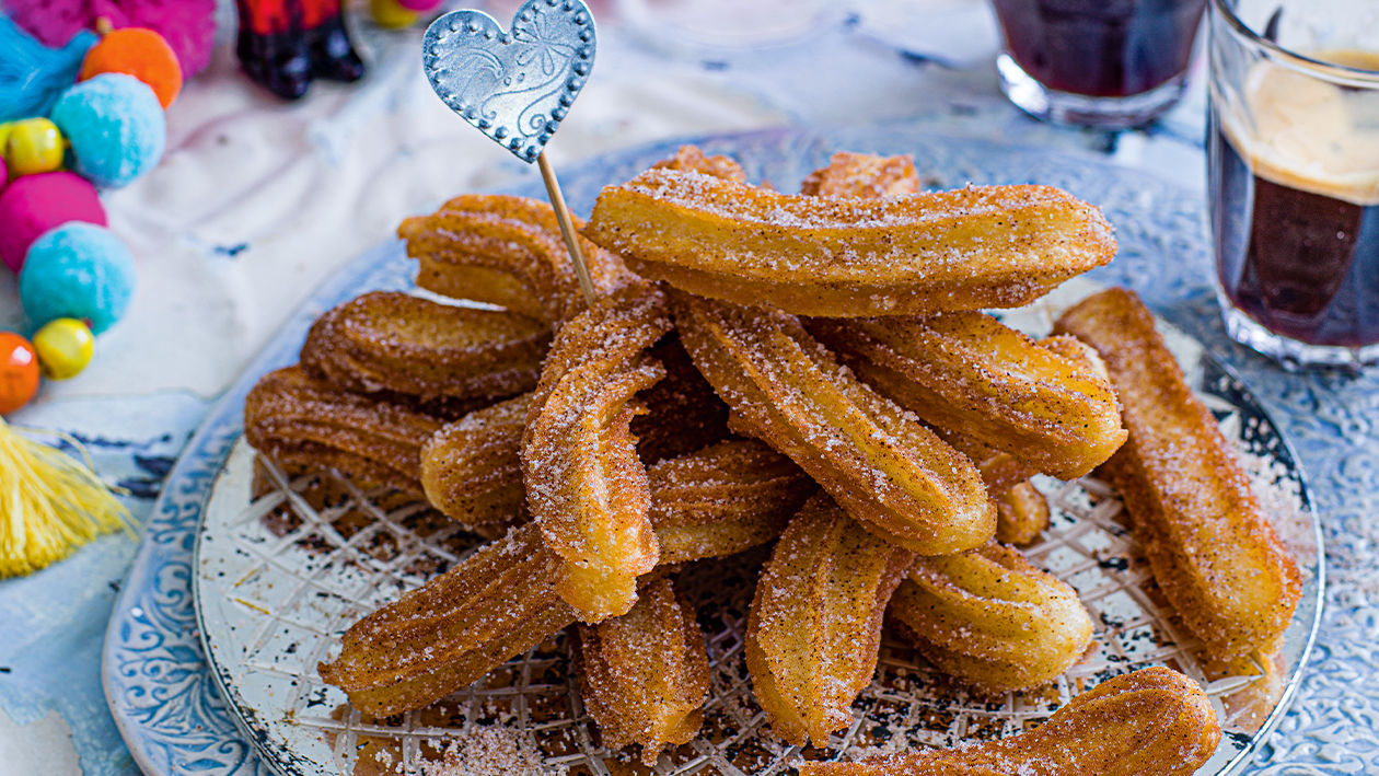 image of Cinnamon Sugar Churros recipe by Sainsbury’s Magazine
