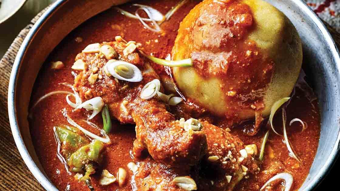image of Groundnut Soup With Chicken recipe by Sainsbury’s Magazine