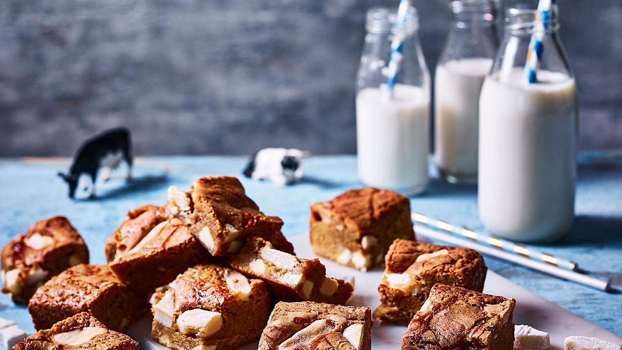 image of Milk Bottle Blondies recipe by Sainsbury’s Magazine