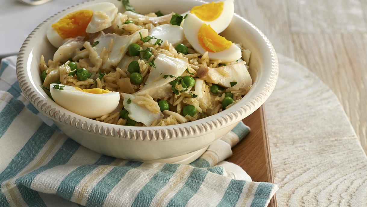 image of Easy Kedgeree recipe by Sainsbury’s Magazine