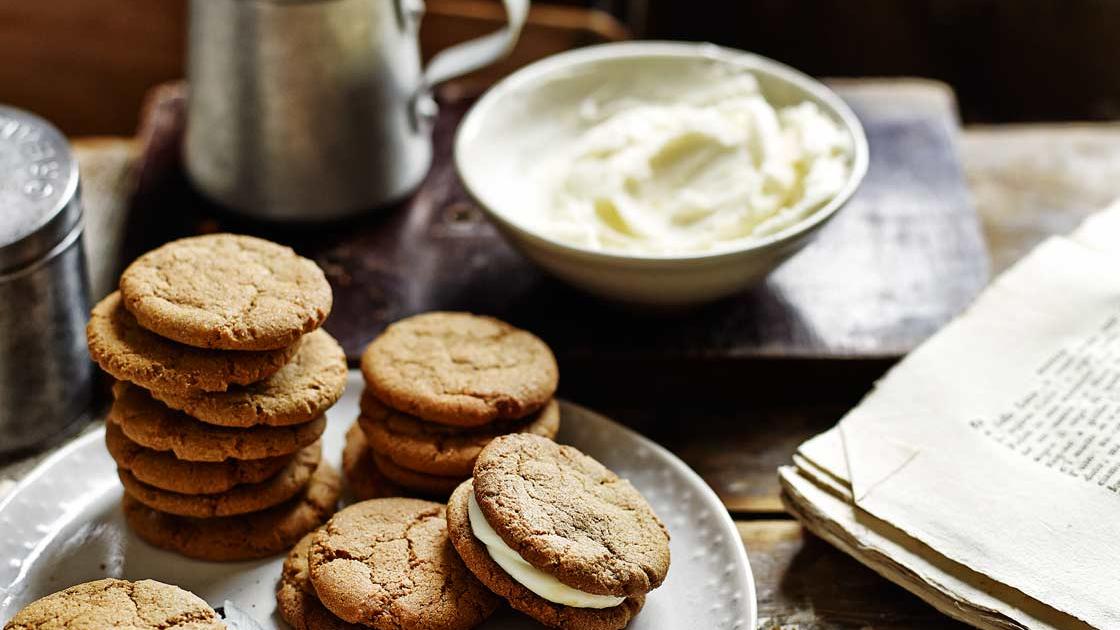 image of Lemon Cheesecake Gingernuts recipe by Sainsbury’s Magazine