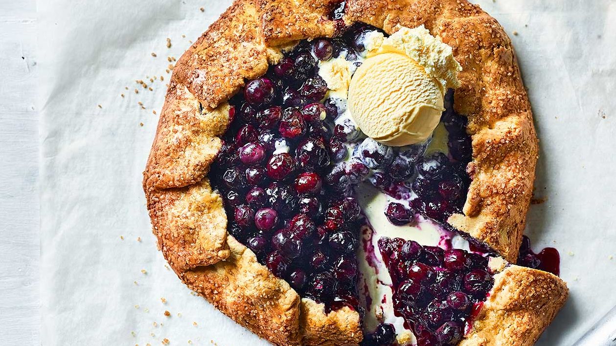 image of Blueberry and Hazelnut Galette recipe by Sainsbury’s Magazine