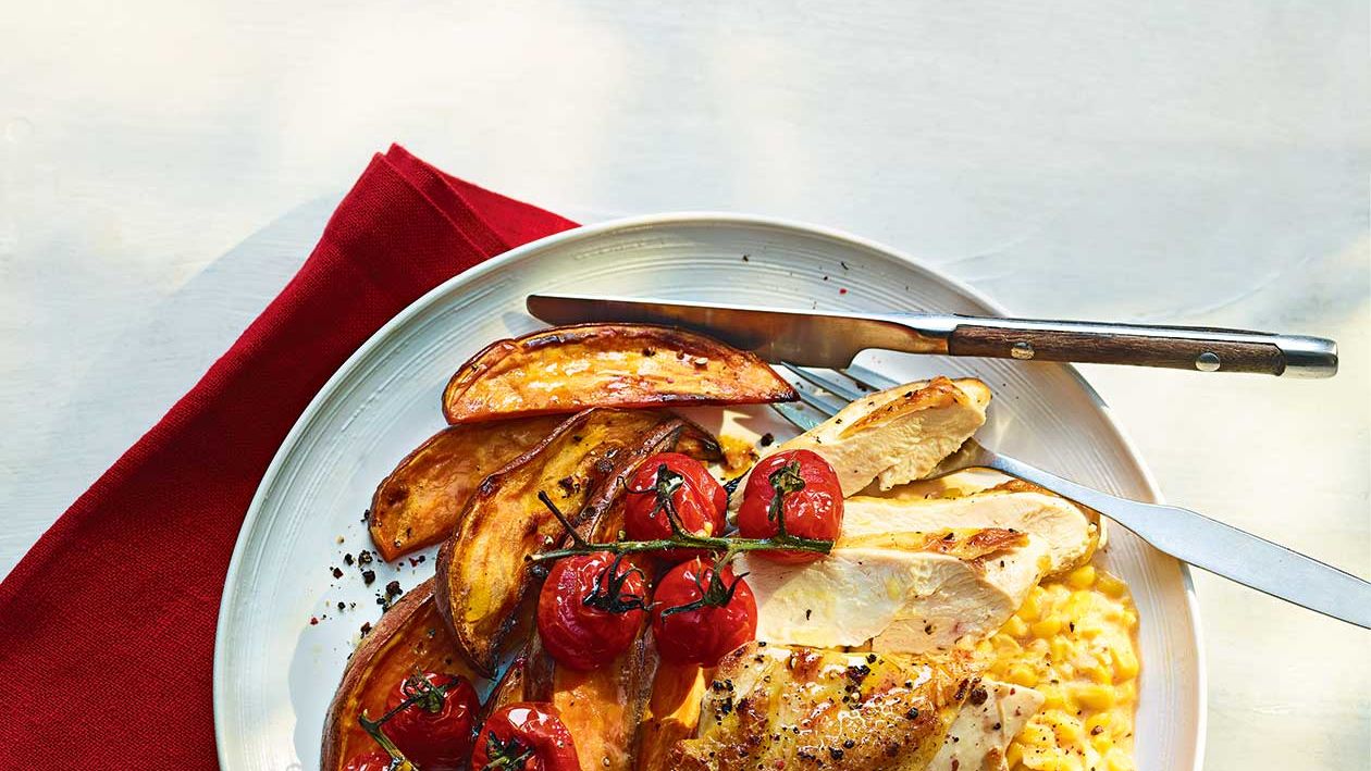 image of Chicken and Creamed Corn recipe by Sainsbury’s Magazine
