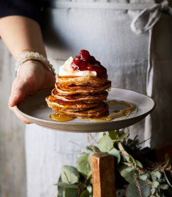 Gingerbread pancakes