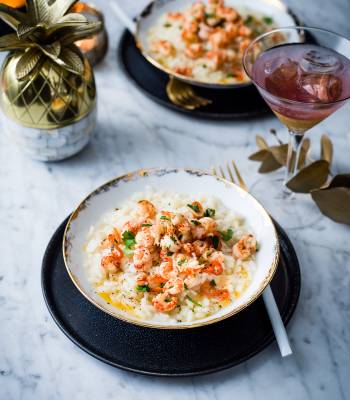 Crayfish and Champagne risotto