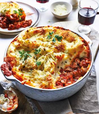 Slow-cooked Spanish-style shepherd’s pie