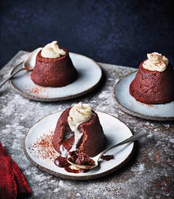 Chocolate lava cakes