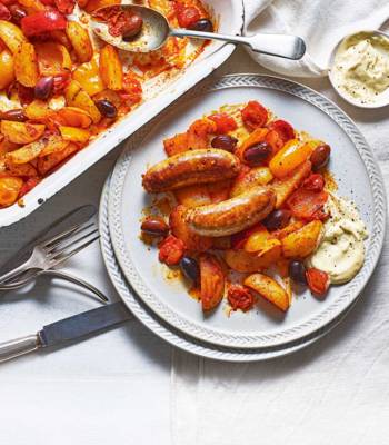 Smoky Spanish sausages with aioli
