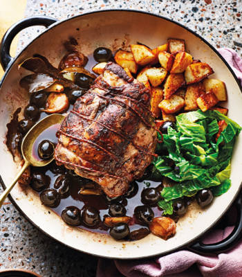 Slow-cooked pork shoulder