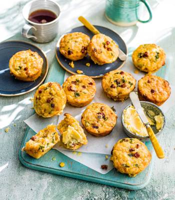 Bacon cornbread muffins